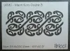 ibicci Maori Koru 3 Cake Panel stencil
